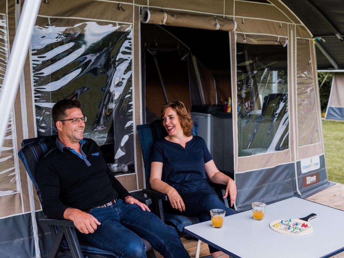 Nice Tent Lodge On A Campsite, Bordering The Forest, Luxembourg At 27 Km Medernach Exterior foto